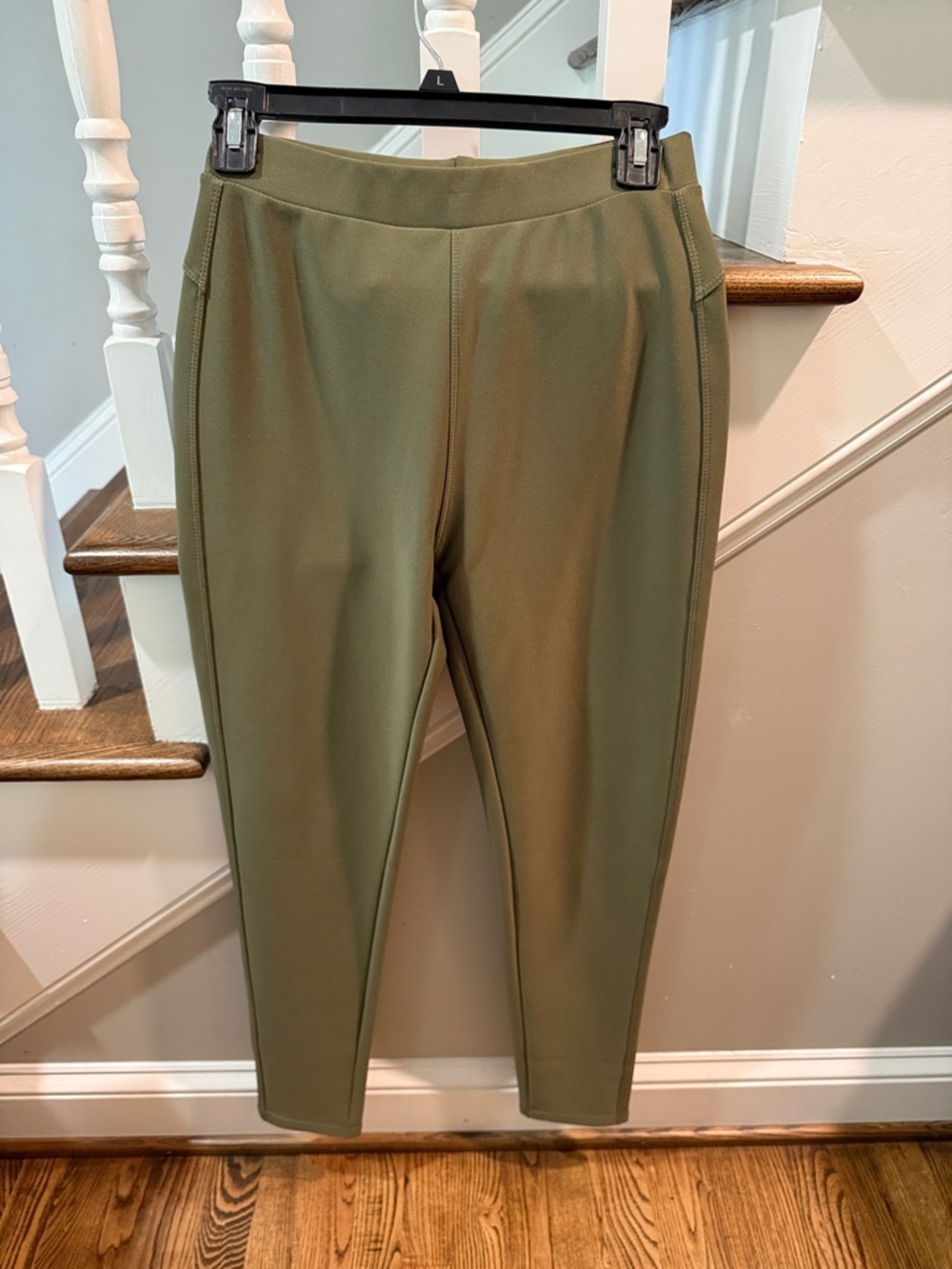 New Mix Olive Ponte Ankle Pants (scuba fabric)